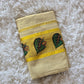 Tissue set mund with green leaf design