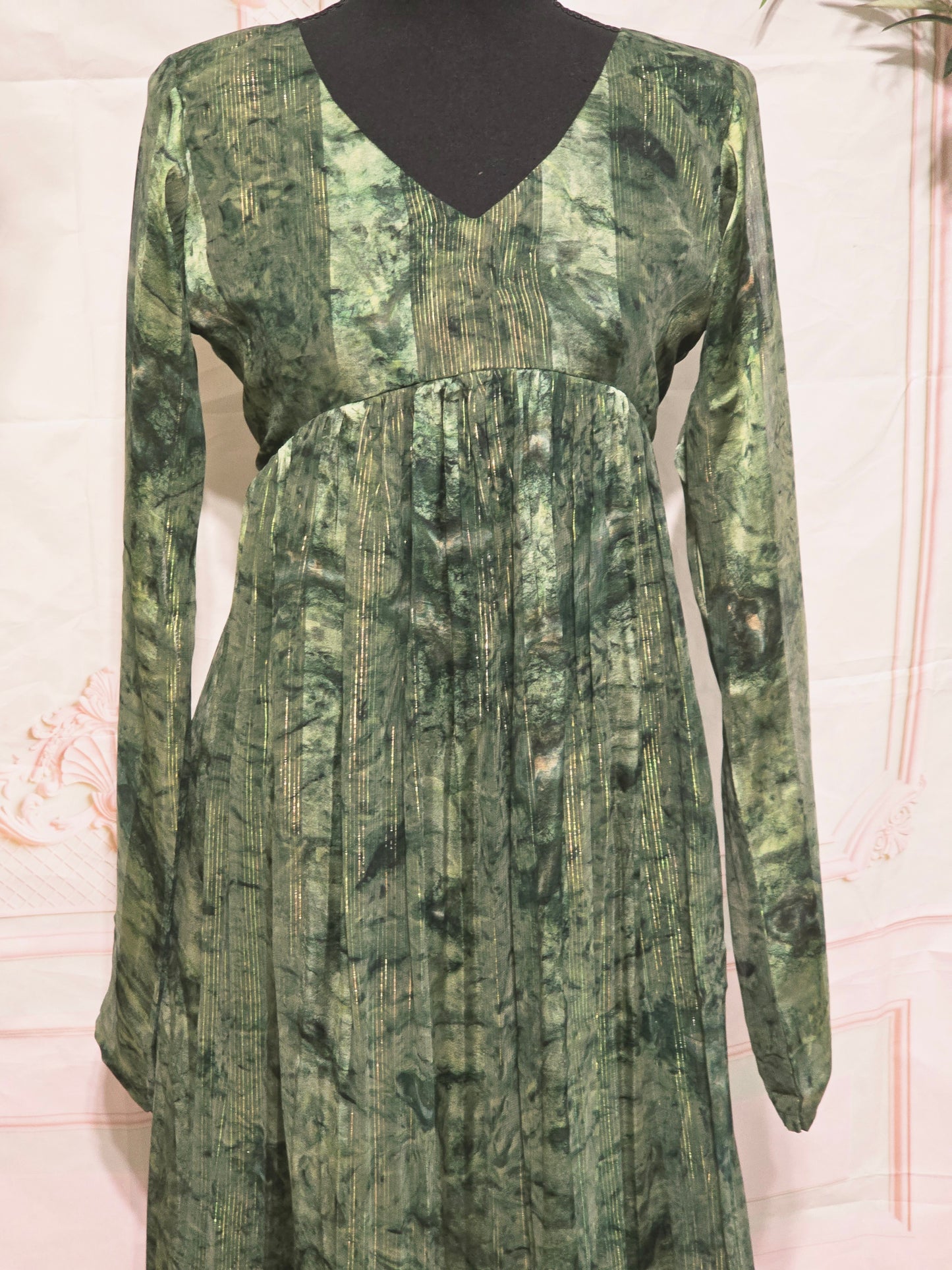 Crape rayon a line kurti with Floral print