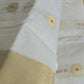 Soft Chanderi Kerala saree with golden border and butas