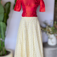 Onam skirt and top design 2(12-15 age)
