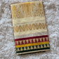 Cotton set saree with green and maroon border