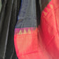 Soft kancheepuram silk saree (small checks body) with stitched blouse