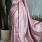 Soft brocade kancheepuram silk saree ( Rosegold) with BP