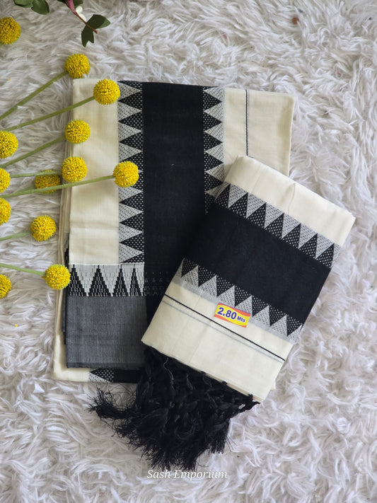 Cotton set mund black border