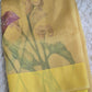 Semi organza saree with floral design
