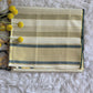 Cotton set saree with gold/green border