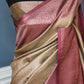 Kubera soft silk saree with stitched blouse