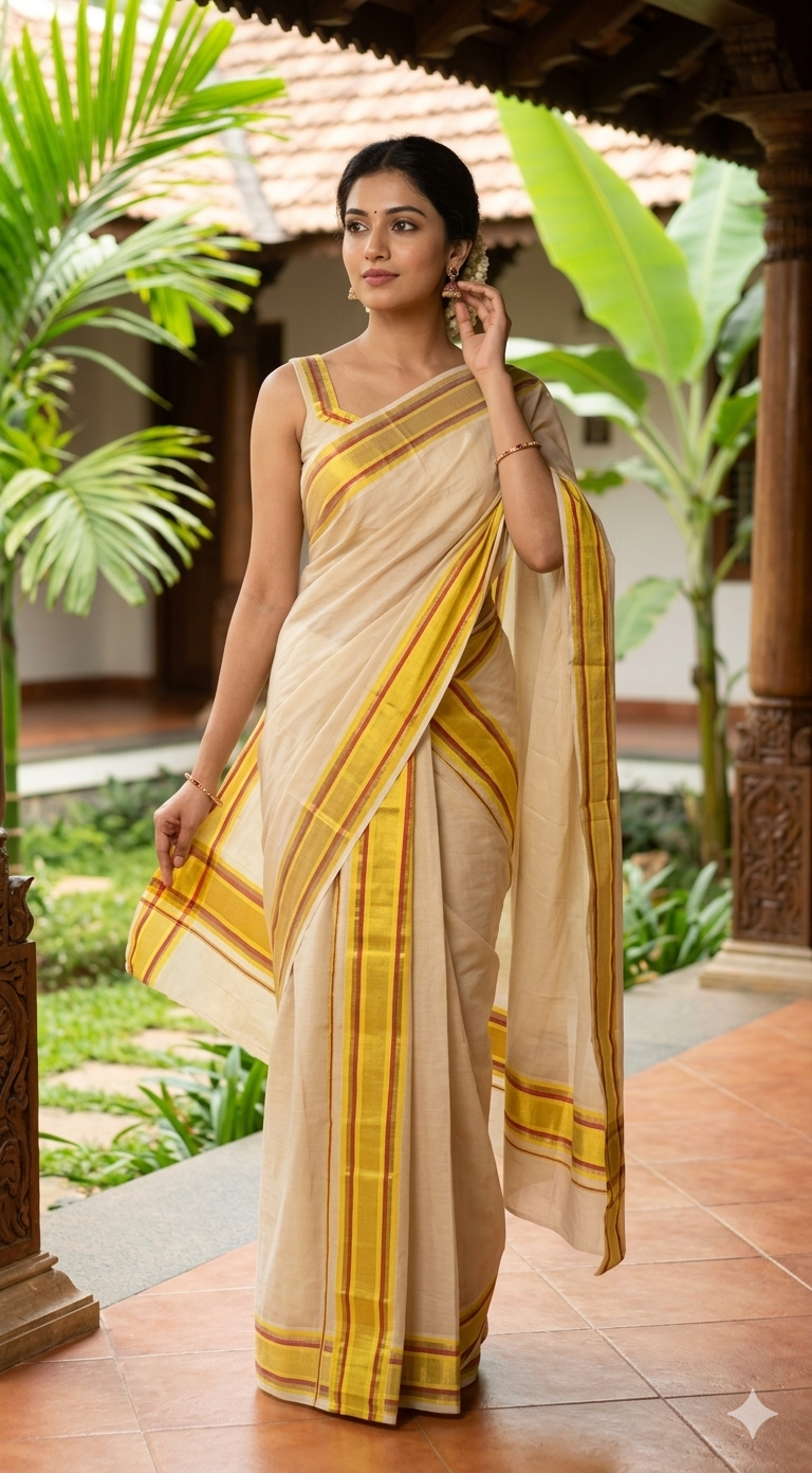 Cotton set mund- yellow