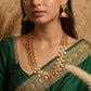 Ling kaashu haaram set with eaarings