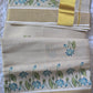 Set saree with floral print