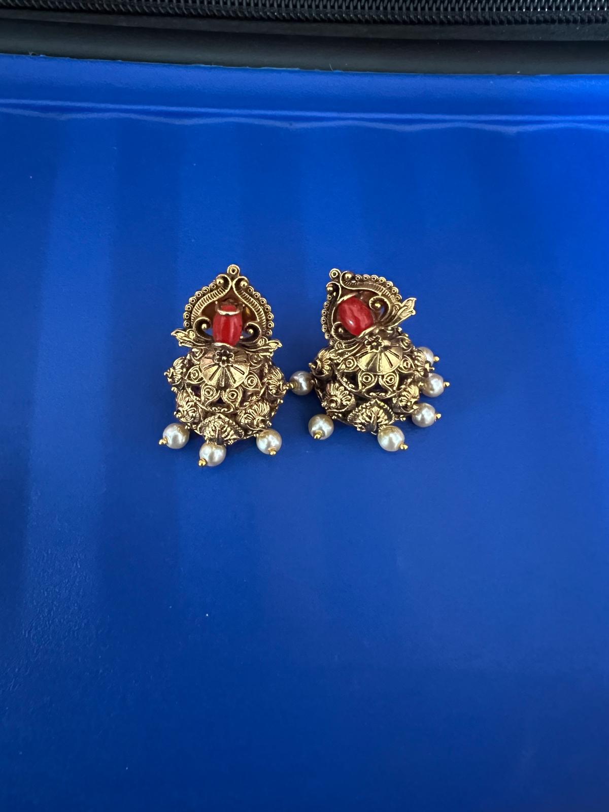 Double layer coral long haaram