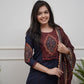 Dark navy blue cotton 3 pc set