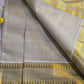 Premium cotton tissue saree with temple border weaving