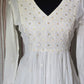 White(Georgette)A line kurti