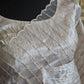 Pure organza designer saree with stitched blouse( golden beige shade)
