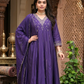 Mul chanderi designer 3 pc salwar suit set