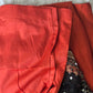 Semi raw silk 3pc salwar suit set(orange)