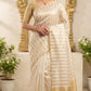 Semi organza saree with stitched blouse(see the description)