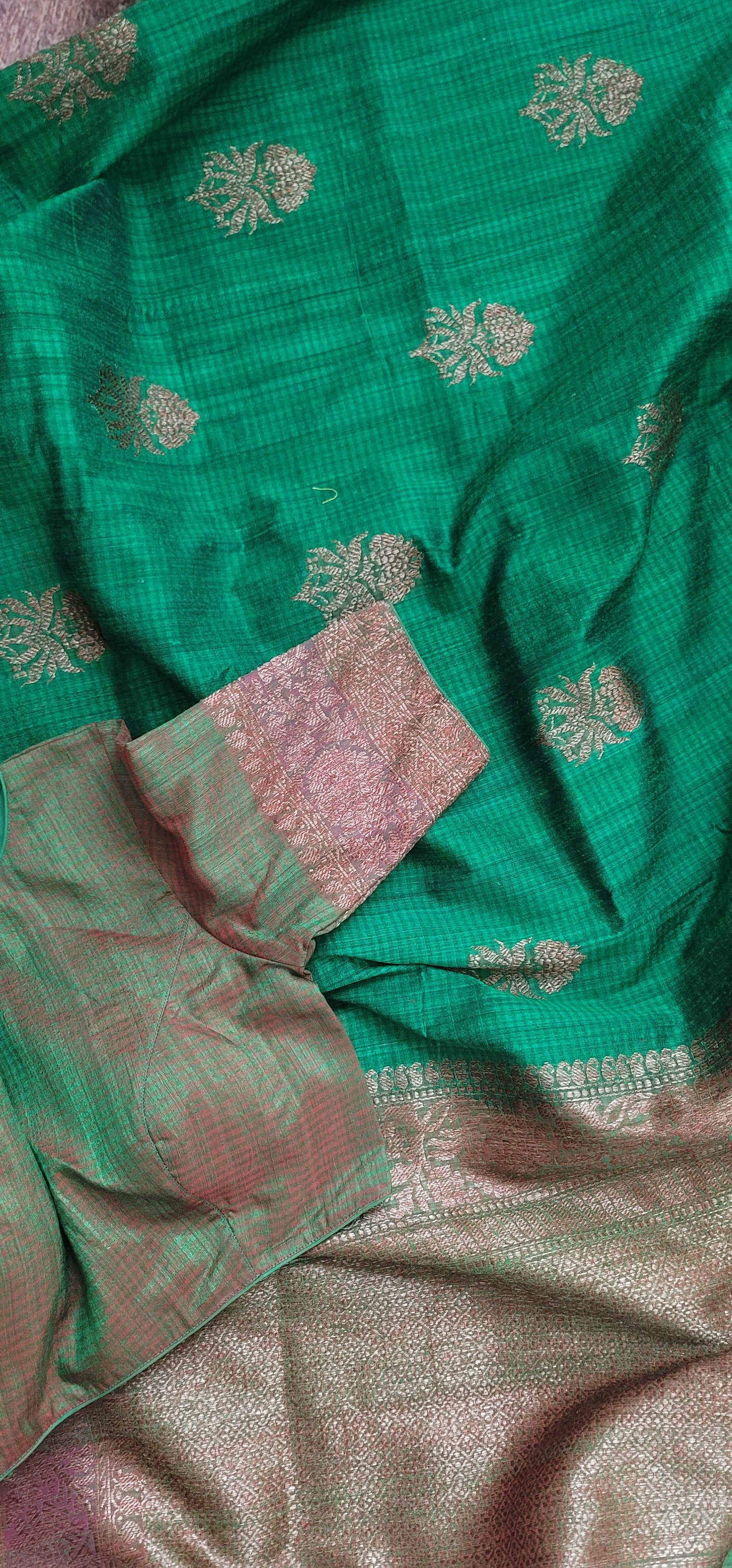 Handloom Banarasi pure dupion Silk